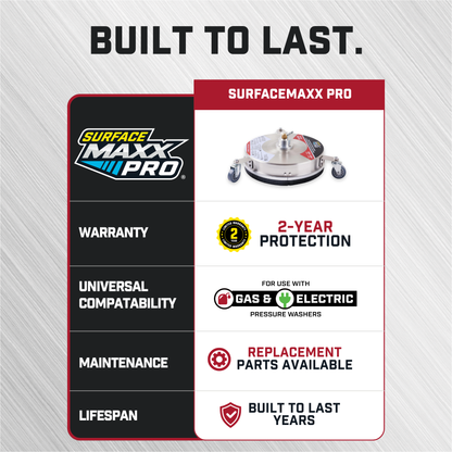SurfaceMaxx PRO 14.5-inch Stainless Steel Surface Cleaner