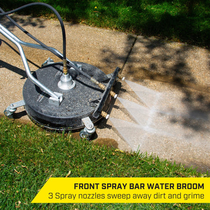 SurfaceMaxx 20 - inch Walk - Behind Surface Cleaner With Water Broom - SurfaceMaxx