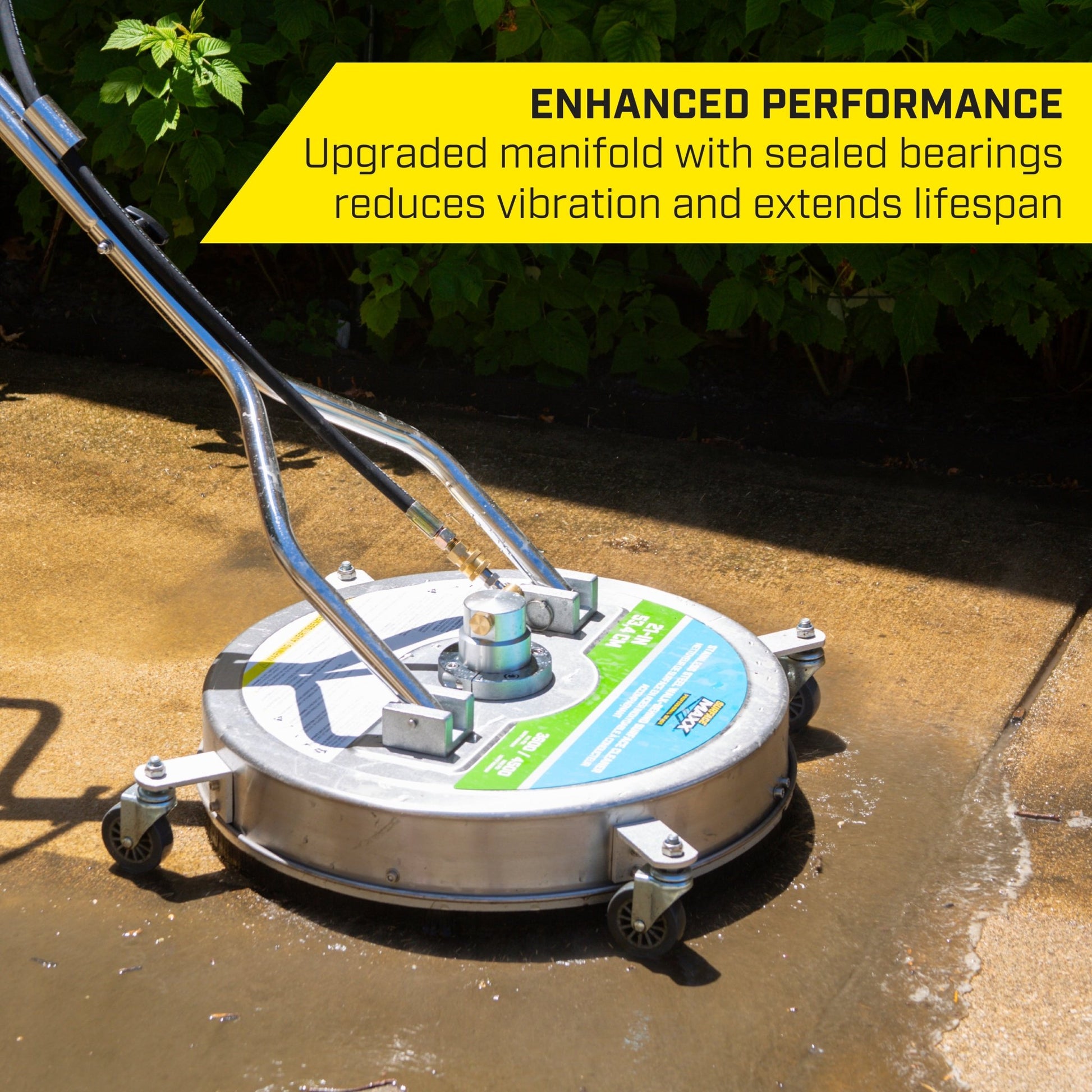 SurfaceMaxx 21 - inch Walk - Behind Stainless Steel Surface Cleaner