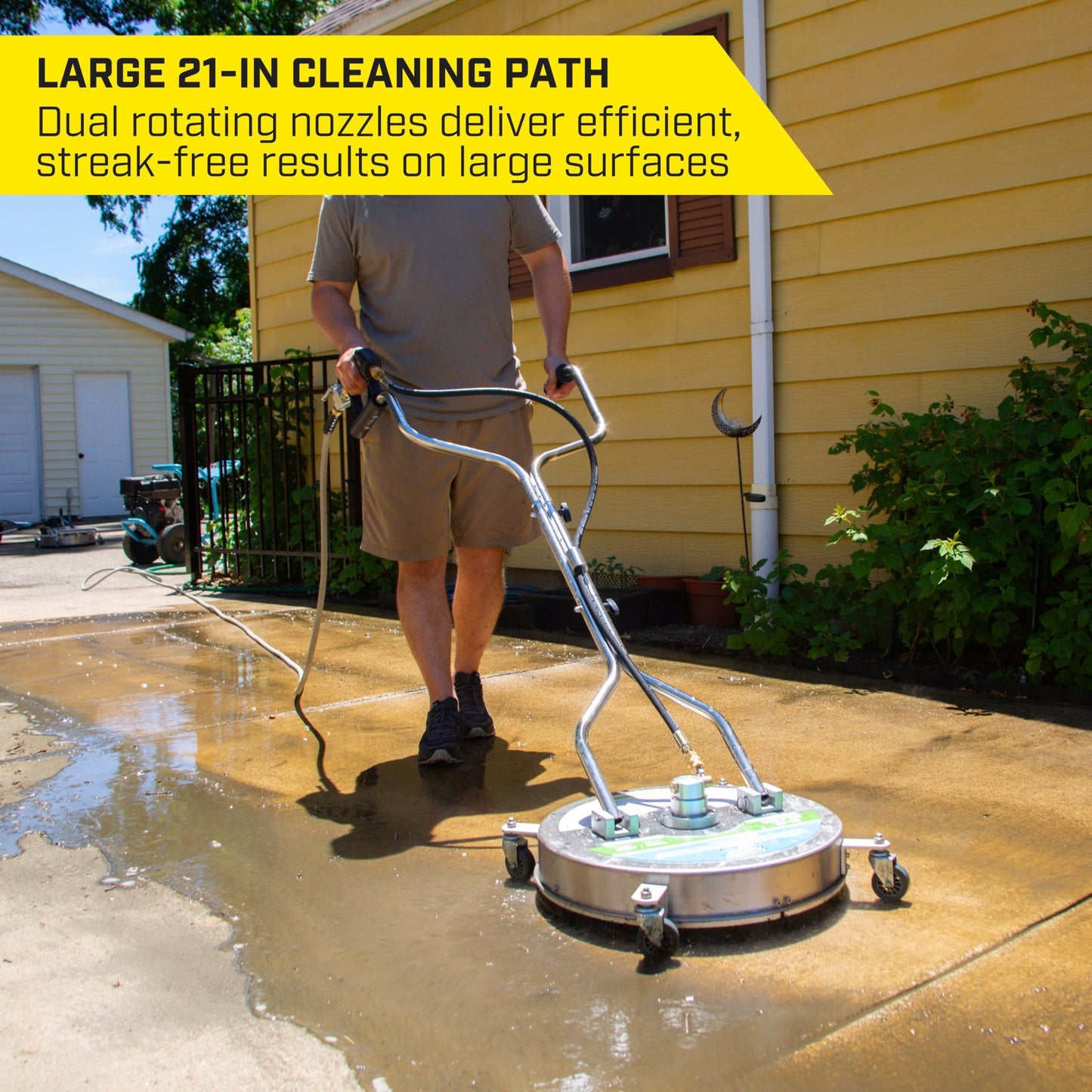 SurfaceMaxx 21 - inch Walk - Behind Stainless Steel Surface Cleaner