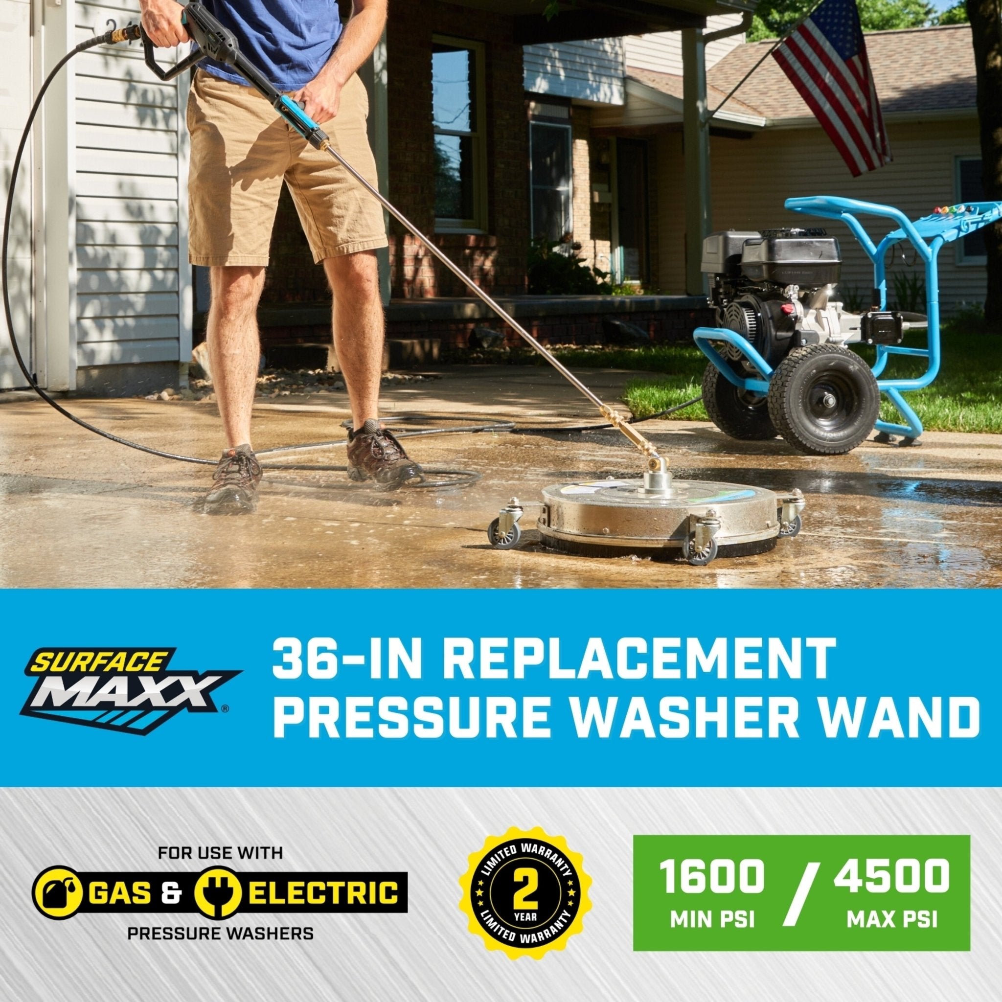SurfaceMaxx 36-in Replacement Pressure Washer Wand