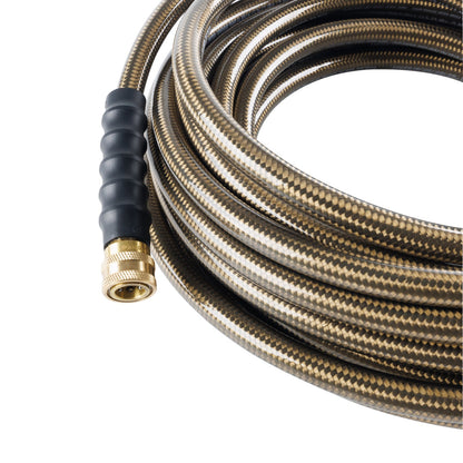 SurfaceMaxx 3/8 - in x 50 - ft Steel & Polyester Braided Pressure Washer Replacement Hose