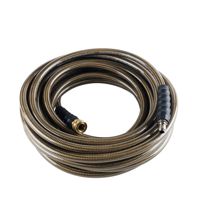 SurfaceMaxx 3/8 - in x 50 - ft Steel & Polyester Braided Pressure Washer Replacement Hose