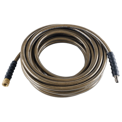 SurfaceMaxx 3/8 - in x 50 - ft Steel & Polyester Braided Pressure Washer Replacement Hose