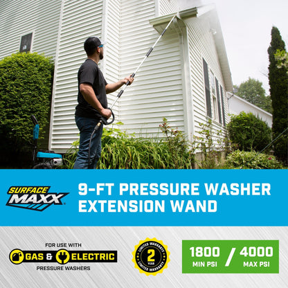 SurfaceMaxx 9 - ft Pressure Washer Extension Wand