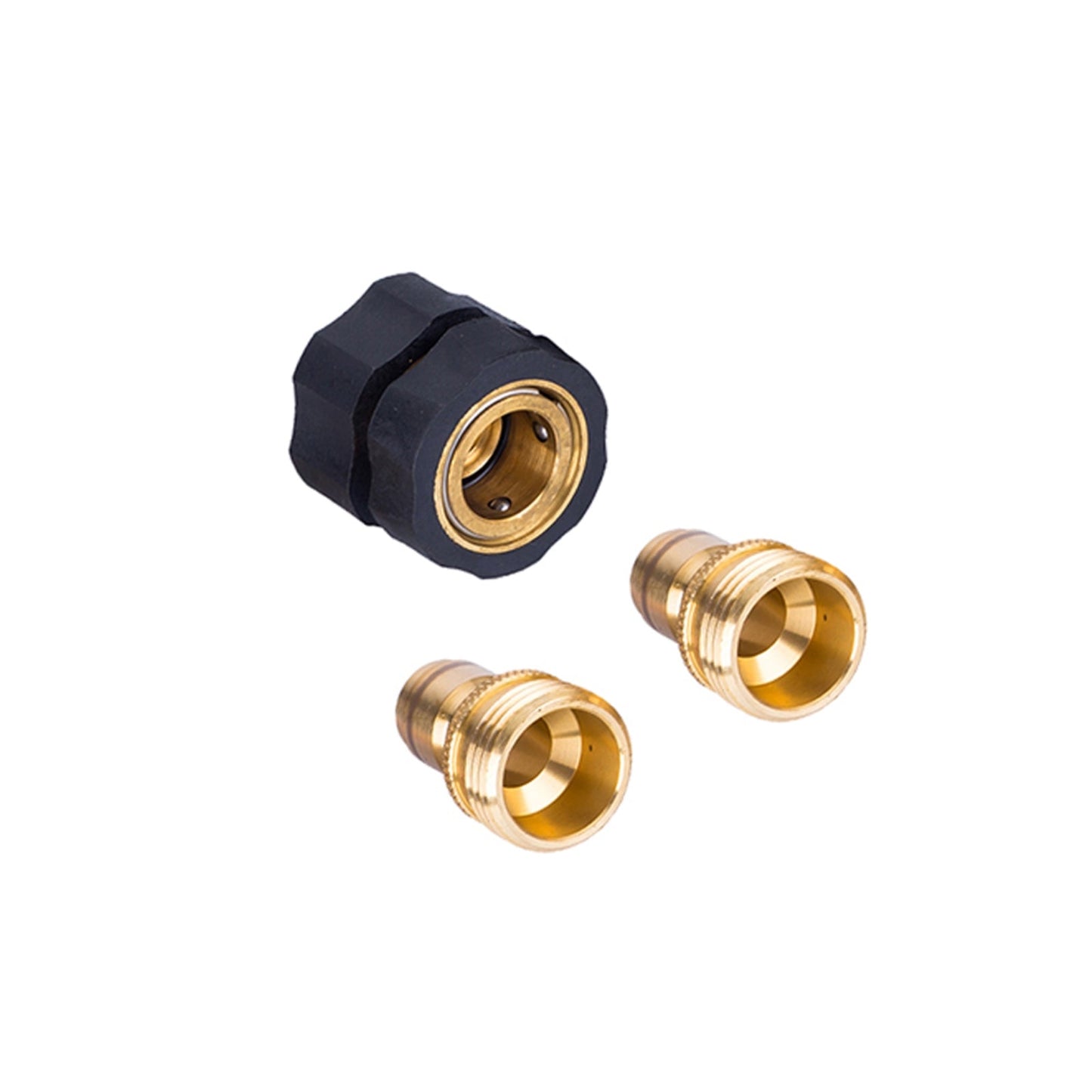 SurfaceMaxx Garden Hose Quick Connect - 1 Coupler, 2 Plugs