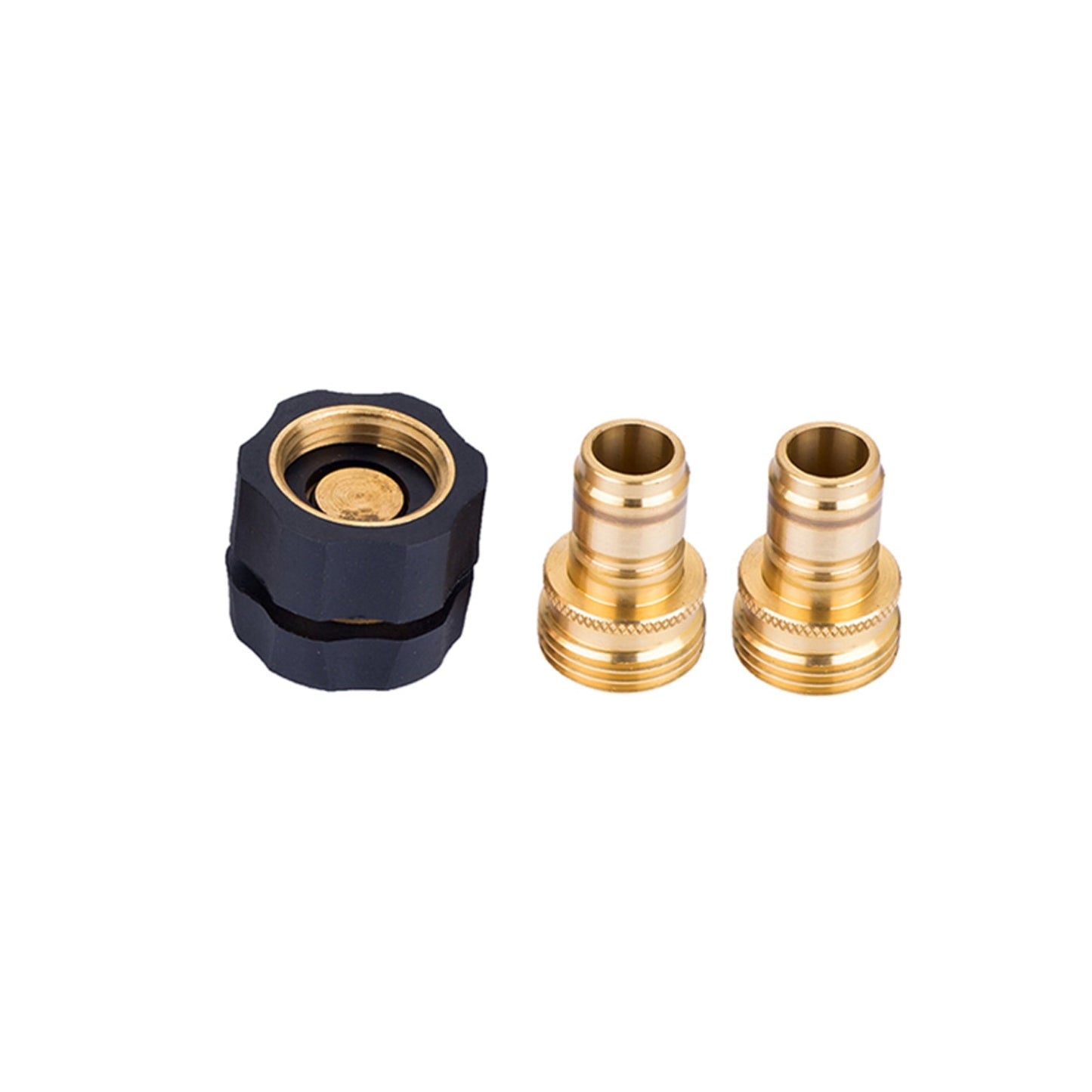 SurfaceMaxx Garden Hose Quick Connect - 1 Coupler, 2 Plugs