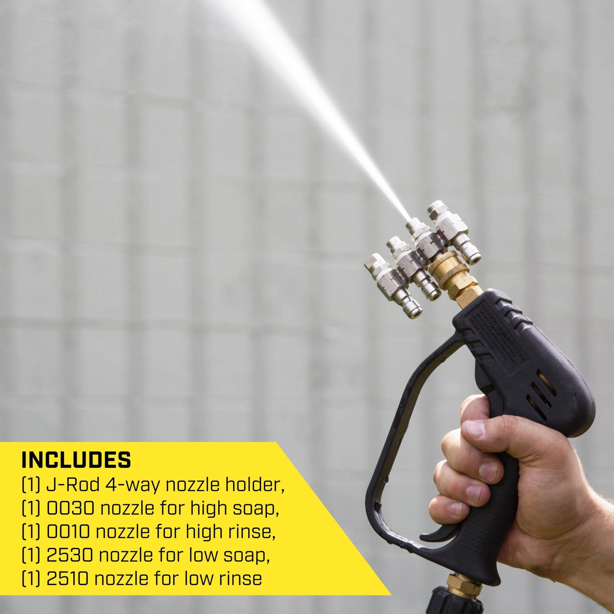 Surface Maxx Pro Pressure Washer J-Rod Nozzle Kit – 4-Pack – Model 6305862